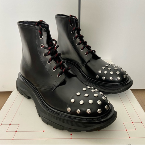 Alexander McQueen Other - Alexander McQueen Men’s Studded Tread Boots NIB